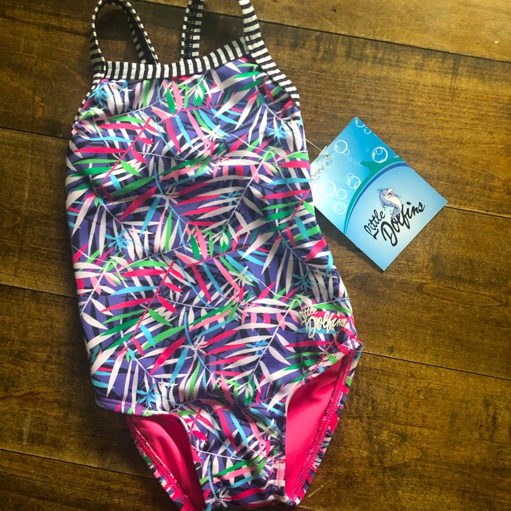 Dolphin Swimsuit size 4 NWT